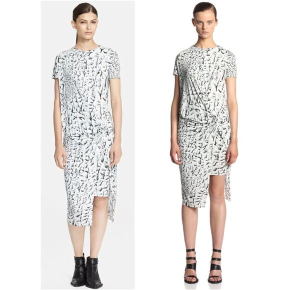 Helmut Lang Strata Jersey Dress - Picture 3 of 11